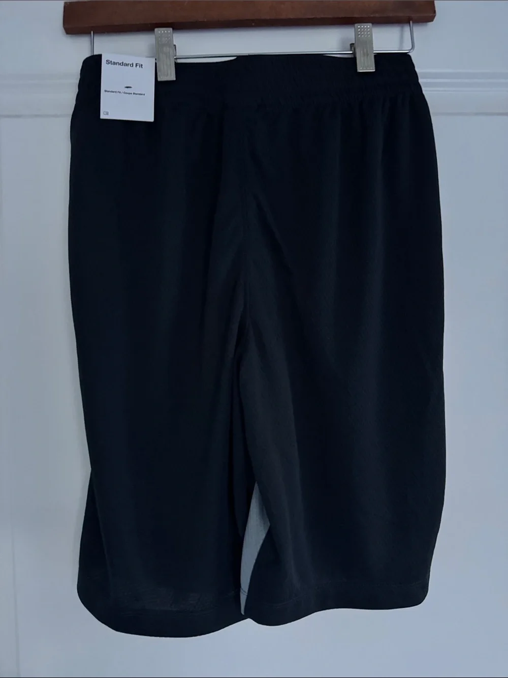 NWOT Kids Nike Jordan Regular Fit Black & Grey Straight Fit Drawstring Shorts XL